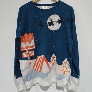Whataburger North Pole 2021 Ugly Christmas Sweater Unisex Size: L